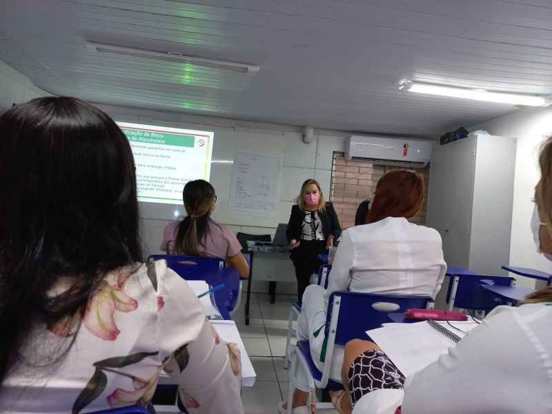 Atualização de protocolos de classificação de risco é tema de treinamento no hospital Socorrão I