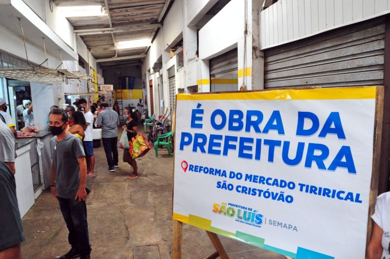 Prefeito Eduardo Braide assina ordem de serviço para reconstrução do Mercado do Tirirical