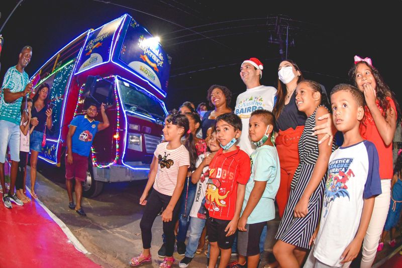 Prefeitura de São Luís leva a magia do “Natal no Bairro” para Ilhinha e Anjo da Guarda