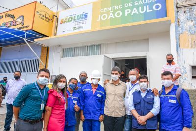 notícia: Prefeito Eduardo Braide reabre Centro de Saúde no João Paulo