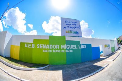 notícia: Prefeito Eduardo Braide entrega U.E.B. Senador Miguel Lins, primeira unidade do Programa Escola Nova 