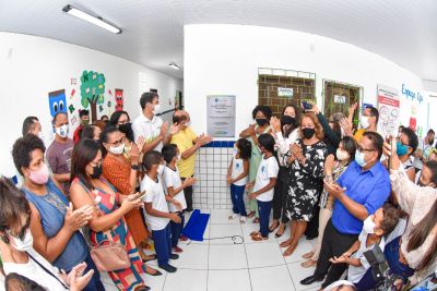 Galeria: No Dia dos Professores, prefeito Eduardo Braide entrega mais duas escolas totalmente requalificadas por meio do programa Escola Nova
