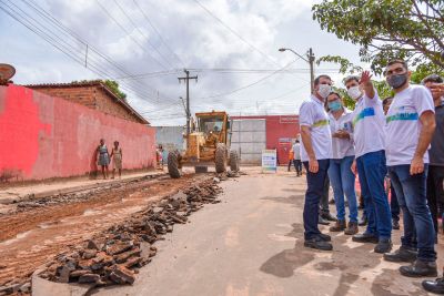Galeria: Prefeito Eduardo Braide leva “Asfalto Novo” para a Vila Itamar, na Zona Rural