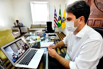 notícia: Em videoconferência com Ministério da Saúde, prefeito Eduardo Braide define campanha de vacinação contra o novo coronavírus em São Luís