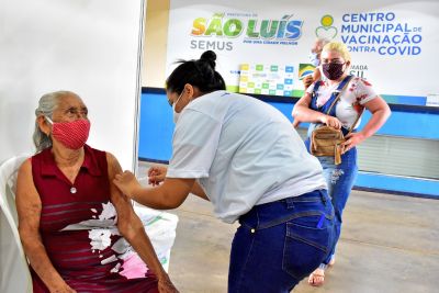 Prefeitura retoma vacinação de idosos por faixa etária contra a Covid-19 em São Luís