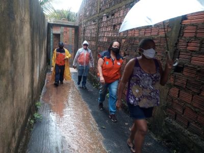 notícia: Defesa Civil Municipal atua para minimizar danos em áreas de risco de São Luís
