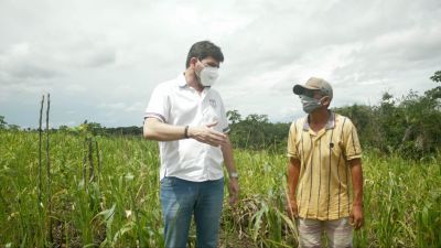 notícia: Prefeitura de São Luís realiza visita técnica ao polo agrícola de São Bruno na Zona Rural 