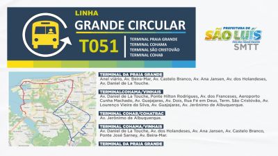 Prefeitura amplia linha de ônibus entre terminais de integração da zona urbana de São Luís 