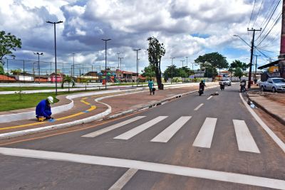 Prefeitura de São Luís reforça serviço de sinalização em bairros da capital