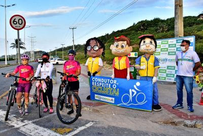 Prefeitura de São Luís promove ação educativa em comemoração ao Dia do Ciclista
