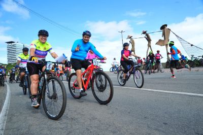 Prefeitura de São Luís encerra programação em homenagem aos ciclistas com programação na Avenida Litorânea