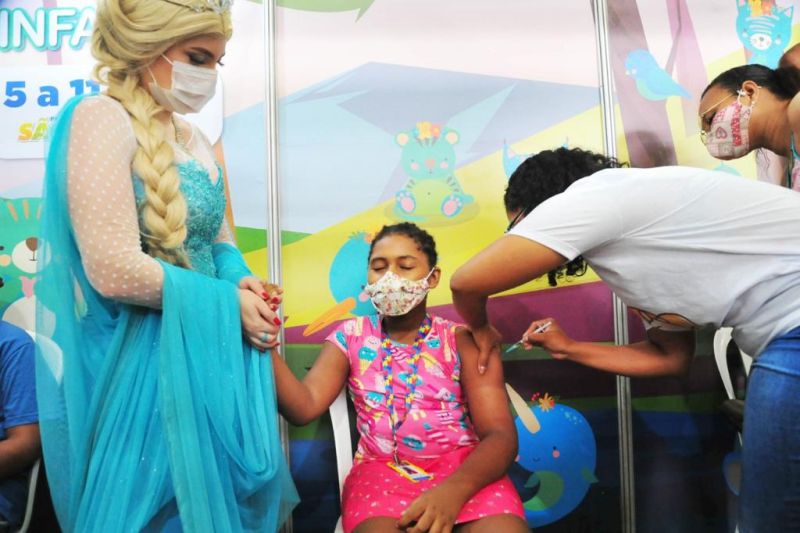 Prefeitura de São Luís inicia vacinação de crianças com 10 anos contra a Covid-19