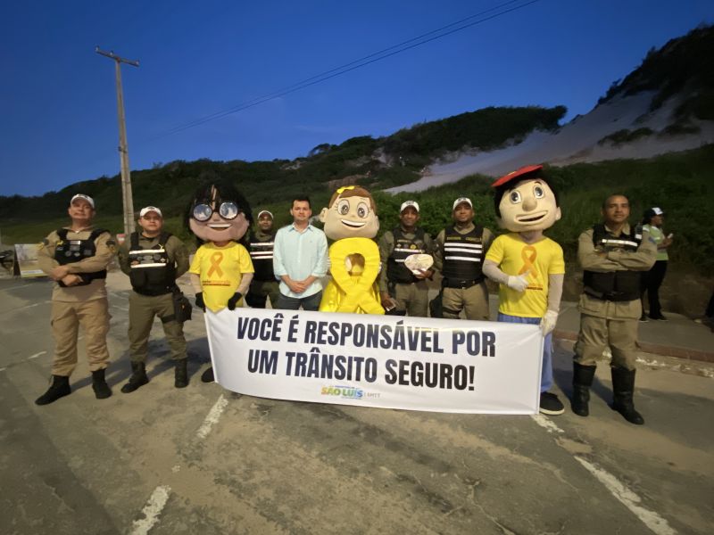 Prefeitura de São Luís realiza blitz educativa e alerta para cuidados no trânsito