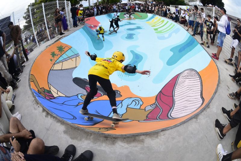 Prefeito Eduardo Braide entrega Skatepark Paulo Gomes, no Parque do Bom Menino, em São Luís

 