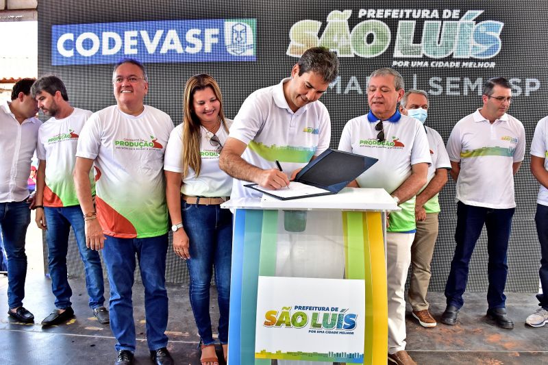 Prefeito Eduardo Braide assina ordem de serviço do projeto de pavimentação asfáltica de vias rurais “Caminhos da Produção”