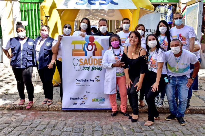 Prefeitura de São Luís e parceiros realizam mais de mil procedimentos em ação de saúde no Mercado nas Tulhas
