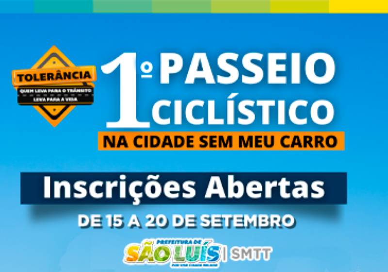 SMTT promove Passeio Ciclístico e Citytour Infantil na Semana Nacional de Trânsito