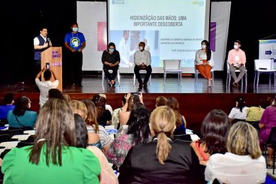 Galeria: Prefeitura de São Luís realiza simpósio sobre a importância da higienização das mãos por profissionais de saúde da rede municipal