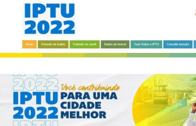 notícia: Prefeitura de São Luís lança portal do IPTU 2022