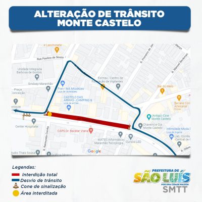 Prefeitura inicia obra de melhoria na drenagem e altera trânsito no bairro Monte Castelo