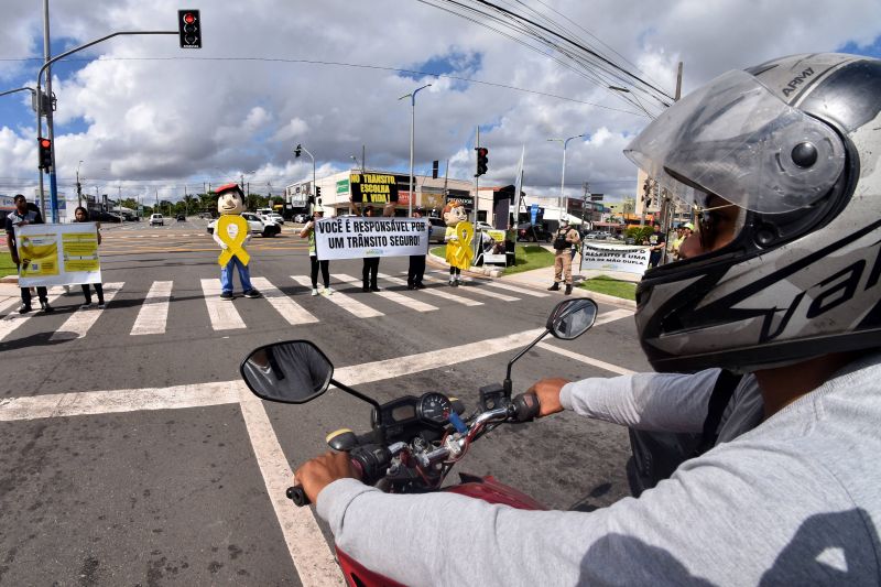 Prefeitura de São Luís incentiva um trânsito mais seguro em vias e avenidas da capital com ações da campanha ‘Maio Amarelo’