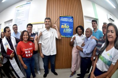 Prefeito Eduardo Braide entrega Centro de Saúde Salomão Fiquene requalificado, no Cohatrac