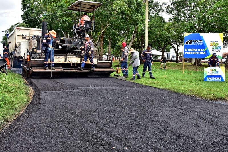 Prefeito Eduardo Braide inicia obras de asfaltamento e construção de praça na comunidade Argola e Tambor, região do Gapara