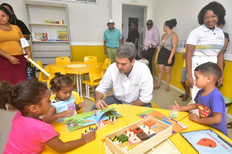 Prefeito Eduardo Braide entrega duas creches em tempo integral, para atender a mais de 300 crianças, no São Raimundo e Recanto Verde