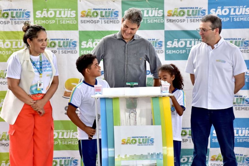 Prefeito Eduardo Braide inicia obra de reforma completa da quadra poliesportiva da U.E.B. Professor João de Souza Guimarães, na Divineia