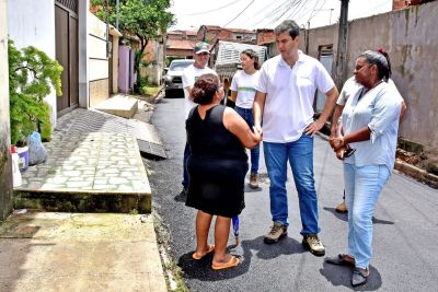notícia: Prefeito Eduardo Braide leva asfalto para todas as ruas da Vila 7 de Setembro