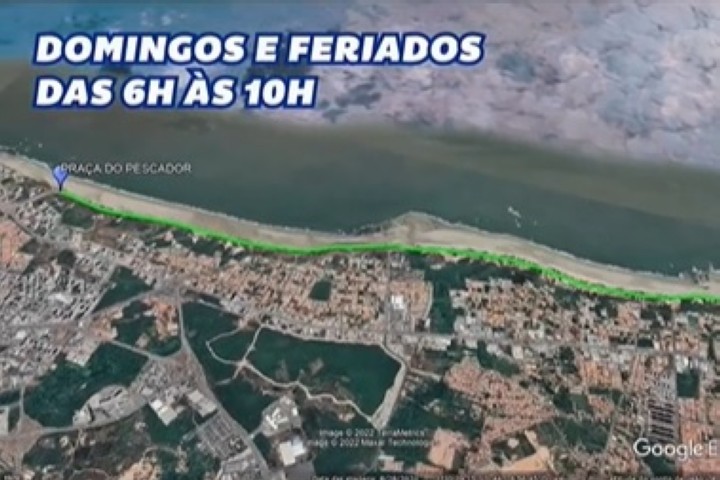 São Luís agora tem 7km de extensão na orla para passeios 🏃🏽‍♀️🏃🏽