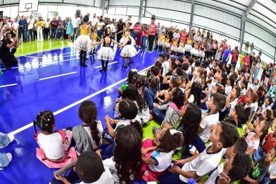 notícia: Prefeitura de São Luís promove integração comunitária na capital por meio do programa Escola Aberta 