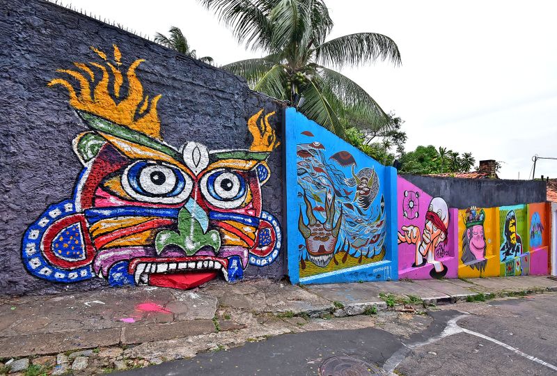 Prefeitura apoia projeto de pintura e grafitagem em ruas de São Luís e de Alcântara