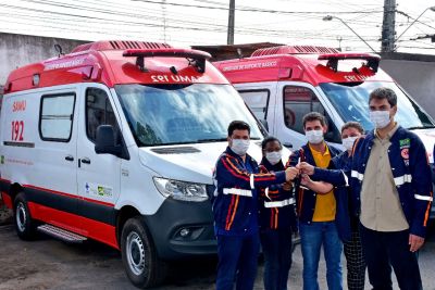 galeria: Prefeito Eduardo Braide entrega novas ambulâncias para o Samu