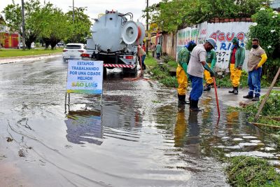 notícia: Prefeitura de São Luís trabalha de forma imediata para conter transtornos causados pelas fortes chuvas