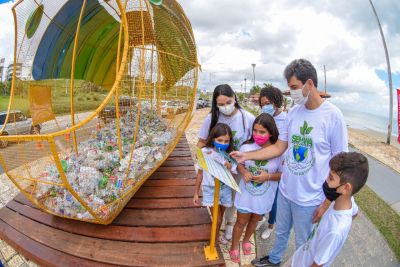 notícia: Prefeito Eduardo Braide encerra Semana do Meio Ambiente com ação “Orla Limpa”