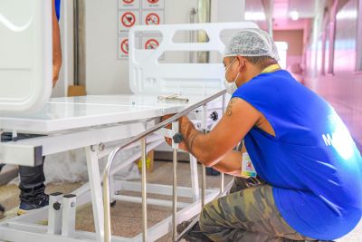 notícia: Prefeitura de São Luís inicia entrega de 250 novos leitos, colchões e equipamentos para os Socorrões I e II