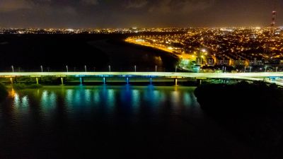 notícia: Prefeito Eduardo Braide entrega nova iluminação em LED da Avenida Ferreira Gullar e Ponte Bandeira Tribuzzi