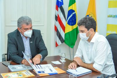 notícia: Prefeito Eduardo Braide discute projeto Cidade Empreendedora com o Sebrae