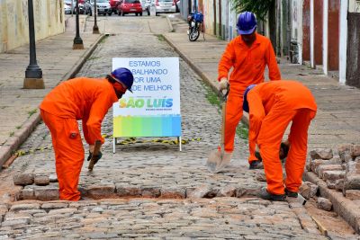 Prefeitura executa obras para melhorar infraestrutura e acessibilidade no Centro Histórico