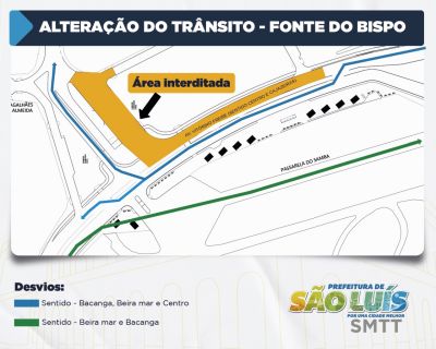 notícia: Prefeitura de São Luís fará intervenções no trânsito do Anel Viário durante obras da Fonte do Bispo