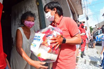 Prefeitura de São Luís segue com entrega de cestas alimentares para famílias em vulnerabilidade social na Liberdade