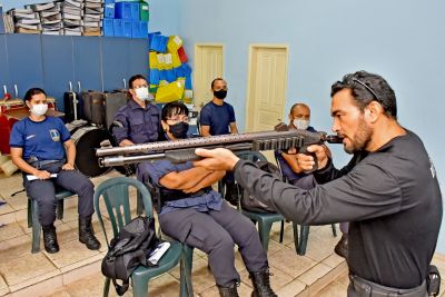 notícia: Guardas municipais da Prefeitura de São Luís recebem capacitação para uso de armas longas