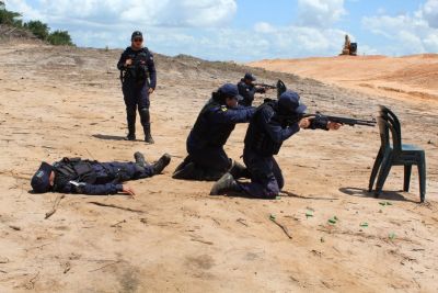 notícia: Prefeitura de São Luís encerra treinamento prático de tiro para profissionais da Guarda Municipal