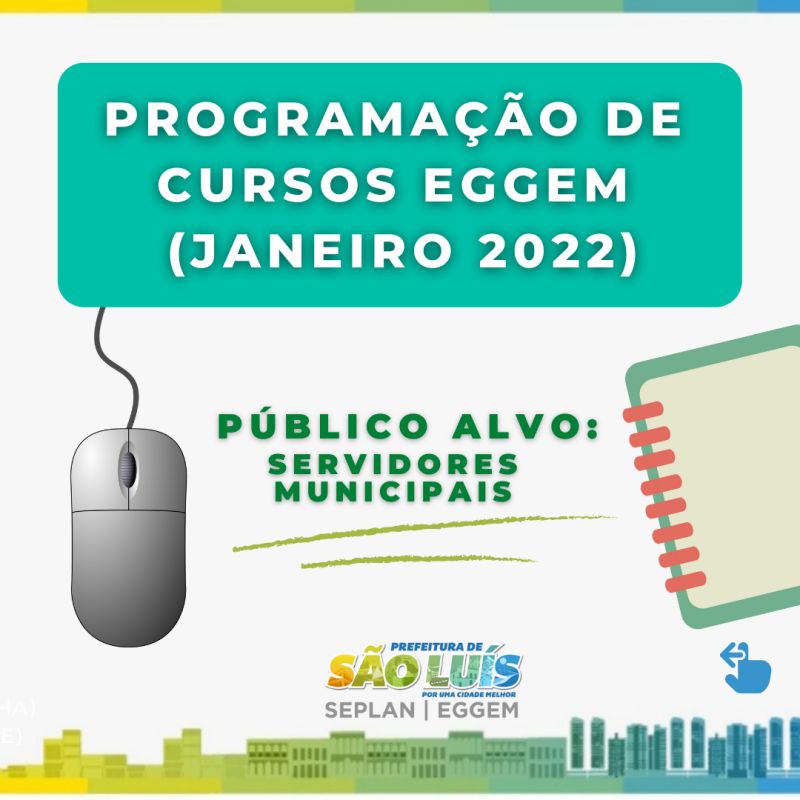 Prefeitura de São Luís abre agenda de cursos para servidores municipais