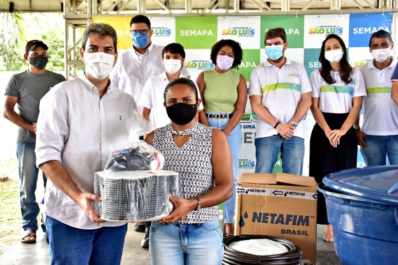 Prefeito Eduardo Braide entrega kits de irrigação e anuncia retomada das compras do Programa de Aquisição de Alimentos (PAA) a produtores rurais de São Luís