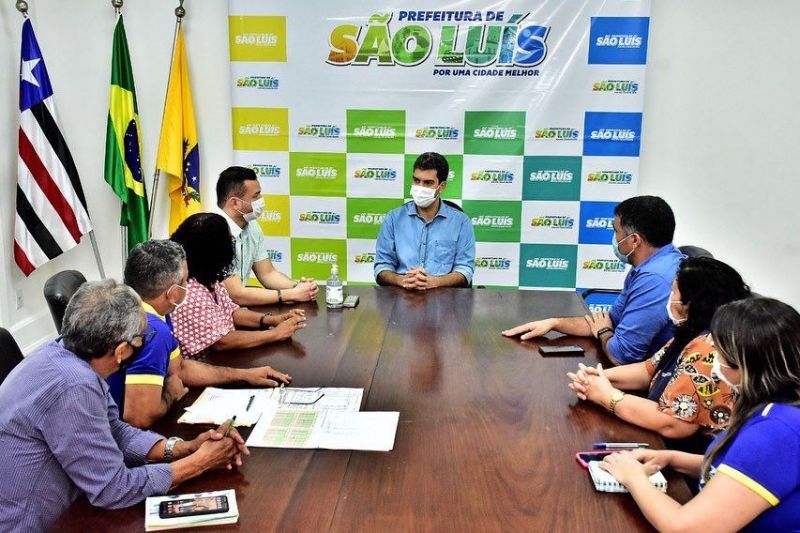 Prefeito Eduardo Braide assegura reajuste salarial para servidores municipais em reunião com representantes do SINFUSP - SL