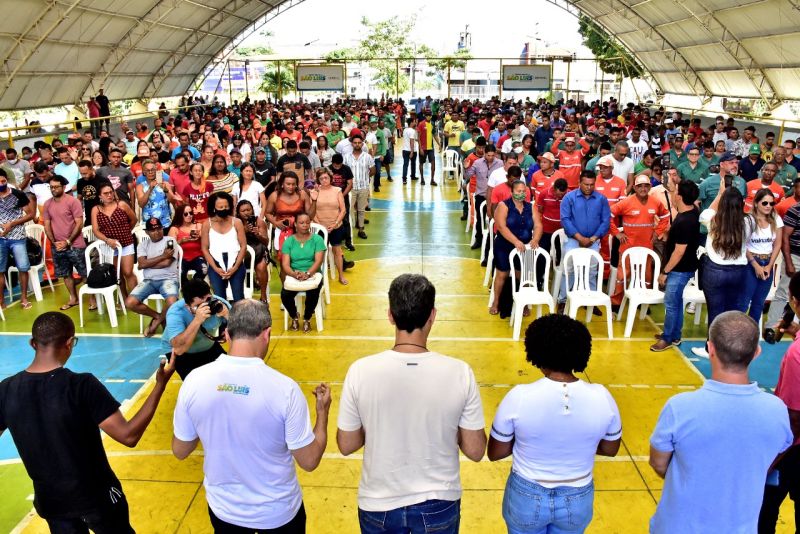 Prefeito Eduardo Braide prestigia ação para celebrar o Dia Municipal do Agente de Limpeza