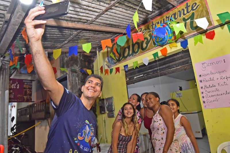 Prefeito Eduardo Braide presente no São João nos Bairros da Vila Luizão
