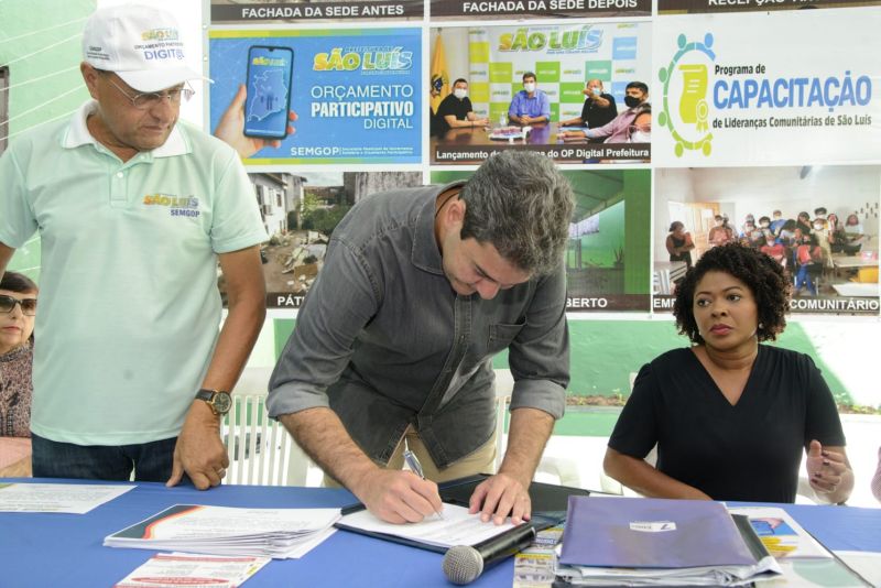 Prefeito Eduardo Braide empossa membros do Conselho do Orçamento Participativo após duas décadas sem eleições em São Luís
